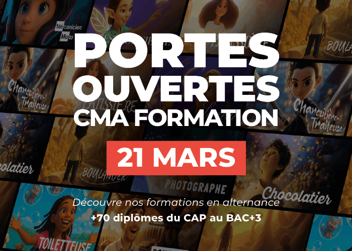 Journée Portes Ouvertes 21 mars - CMA Formation